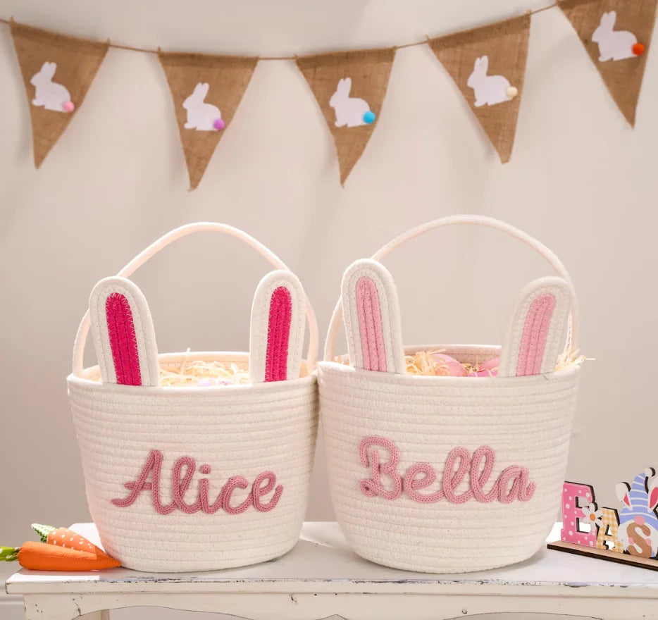 Personalised Easter Egg Hunt Basket