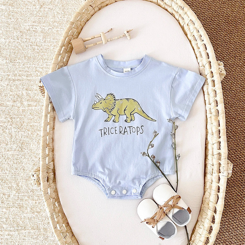 Summer Dinosaur Romper