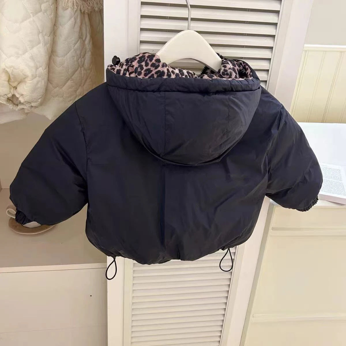 Reversible Leopard Print Jacket