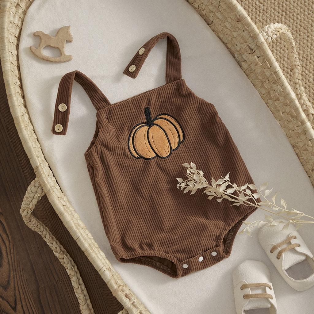 Halloween Corduroy Romper