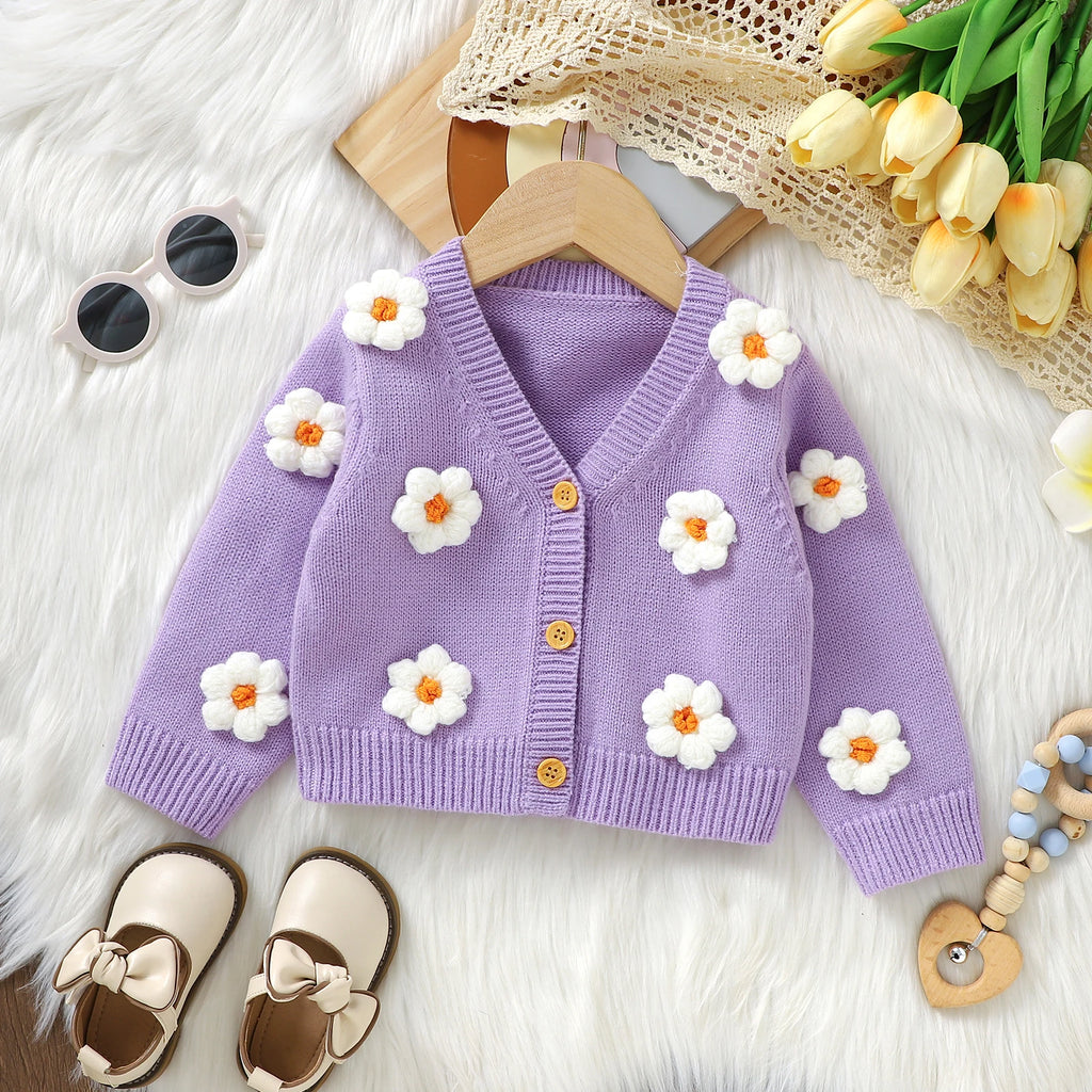 Crochet Daisy Cardigan