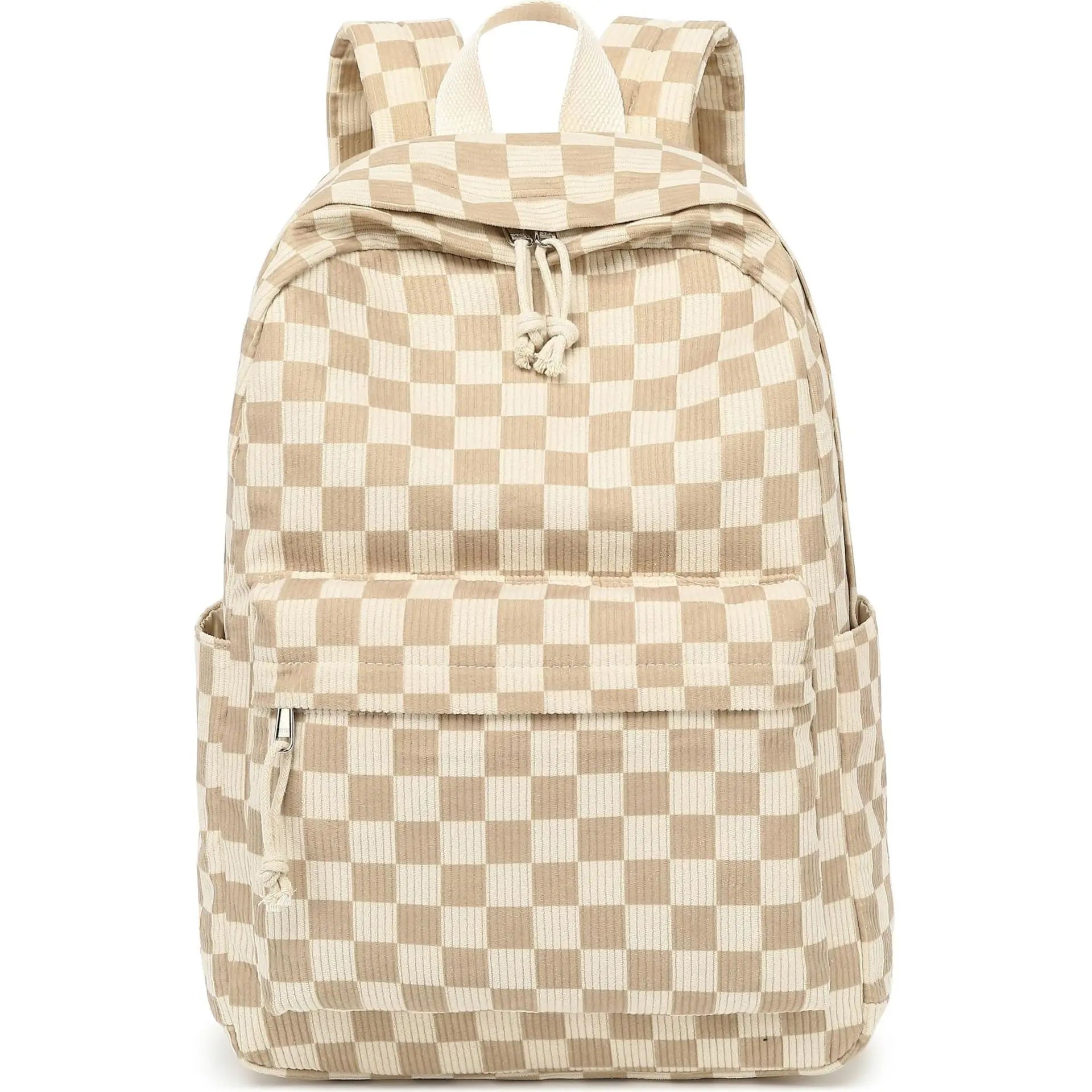 Personalised Corduroy Patterned Backpacks