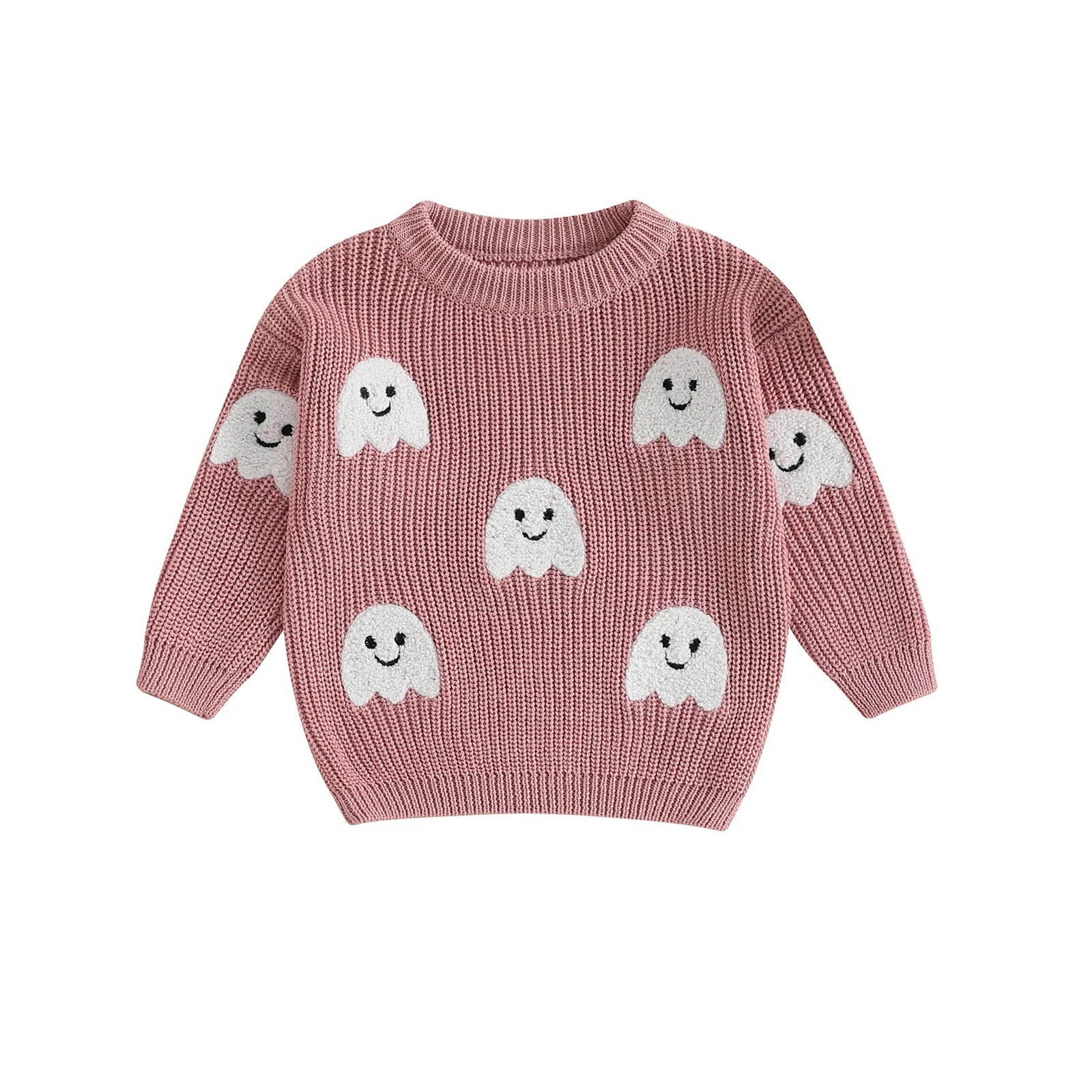 Friendly Ghost Knit Pullover