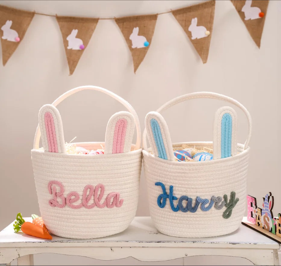 Personalised Easter Egg Hunt Basket