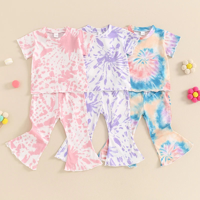Tie-Dye Flares Set