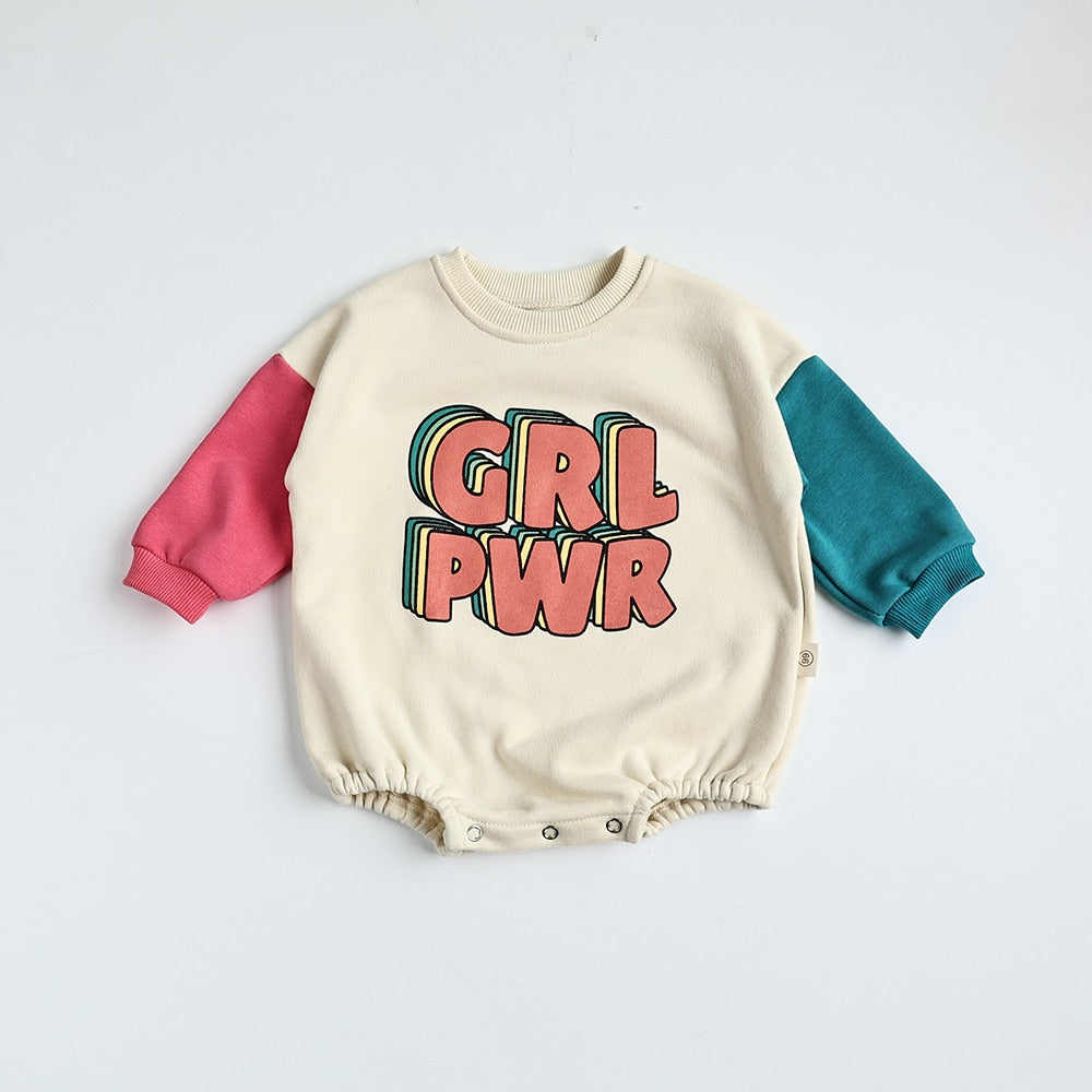 GRL PWR Romper / Sweatshirt