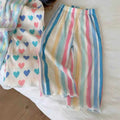 Wide Leg Patterned Trousers