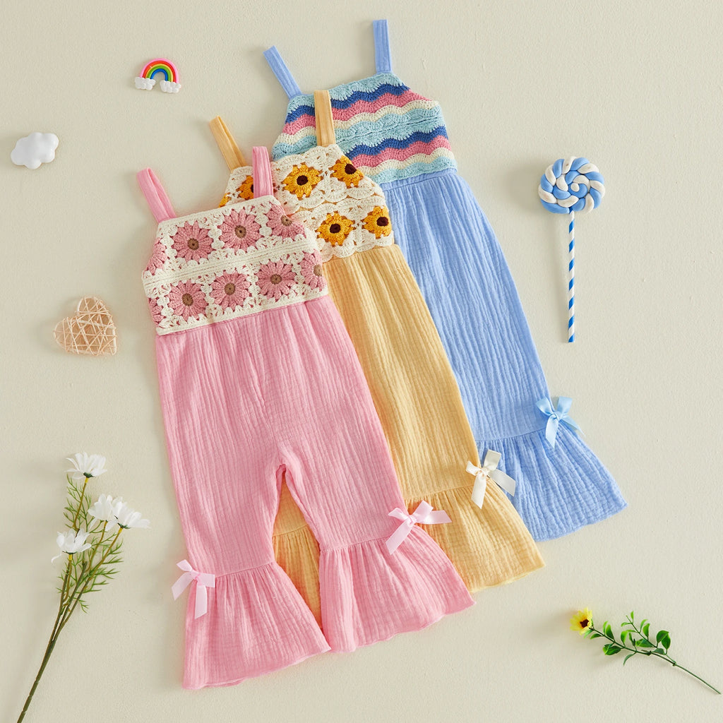 Crochet Bodice Jumpsuit
