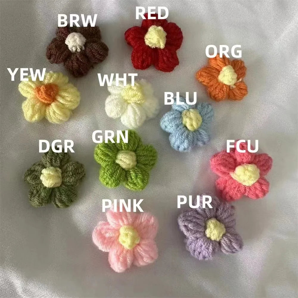 Personalised Rope Yarn Flower Embroidered Backpack