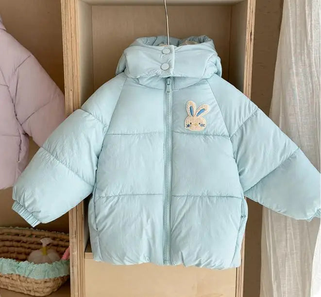 Pastel Bunny Puffer Jackets