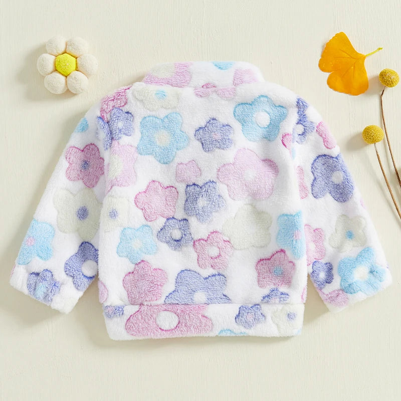 Pastel Floral Pop Fleece