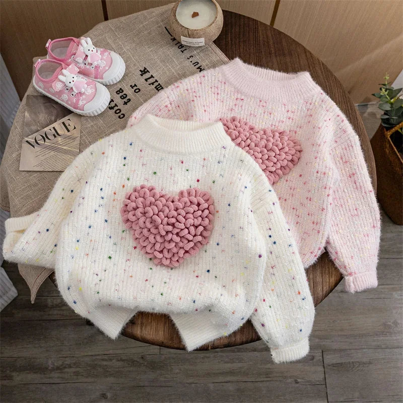 Fluffy Heart Jumper