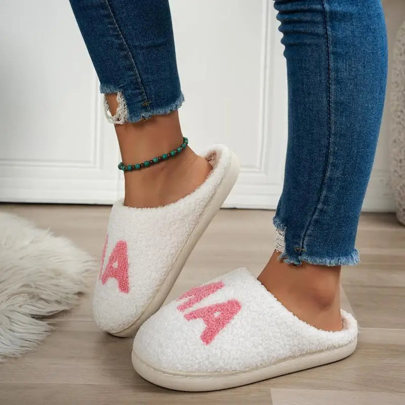 Mama Fluffy Slippers