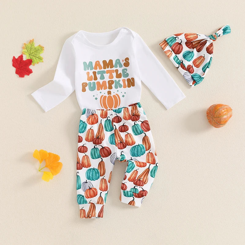 Mama's Little Pumpkin 3 Piece Set