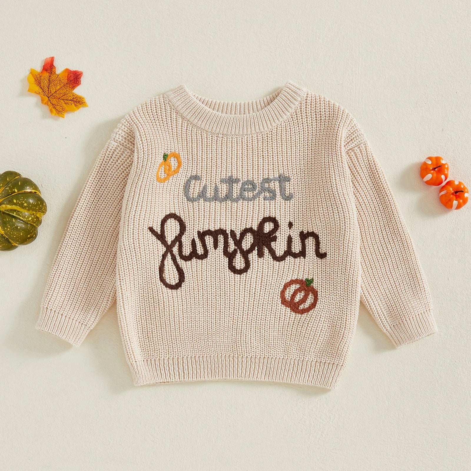 Cutest Pumpkin / Pumpkin Spice Embroidered Pullover