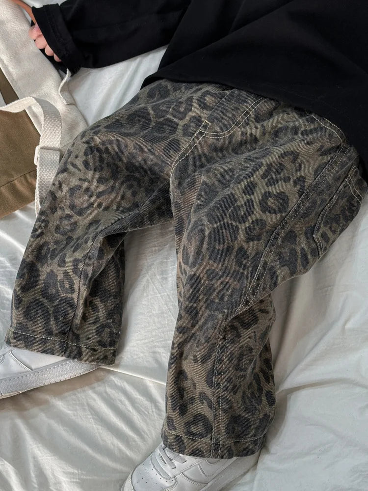 Leopard Print Jeans