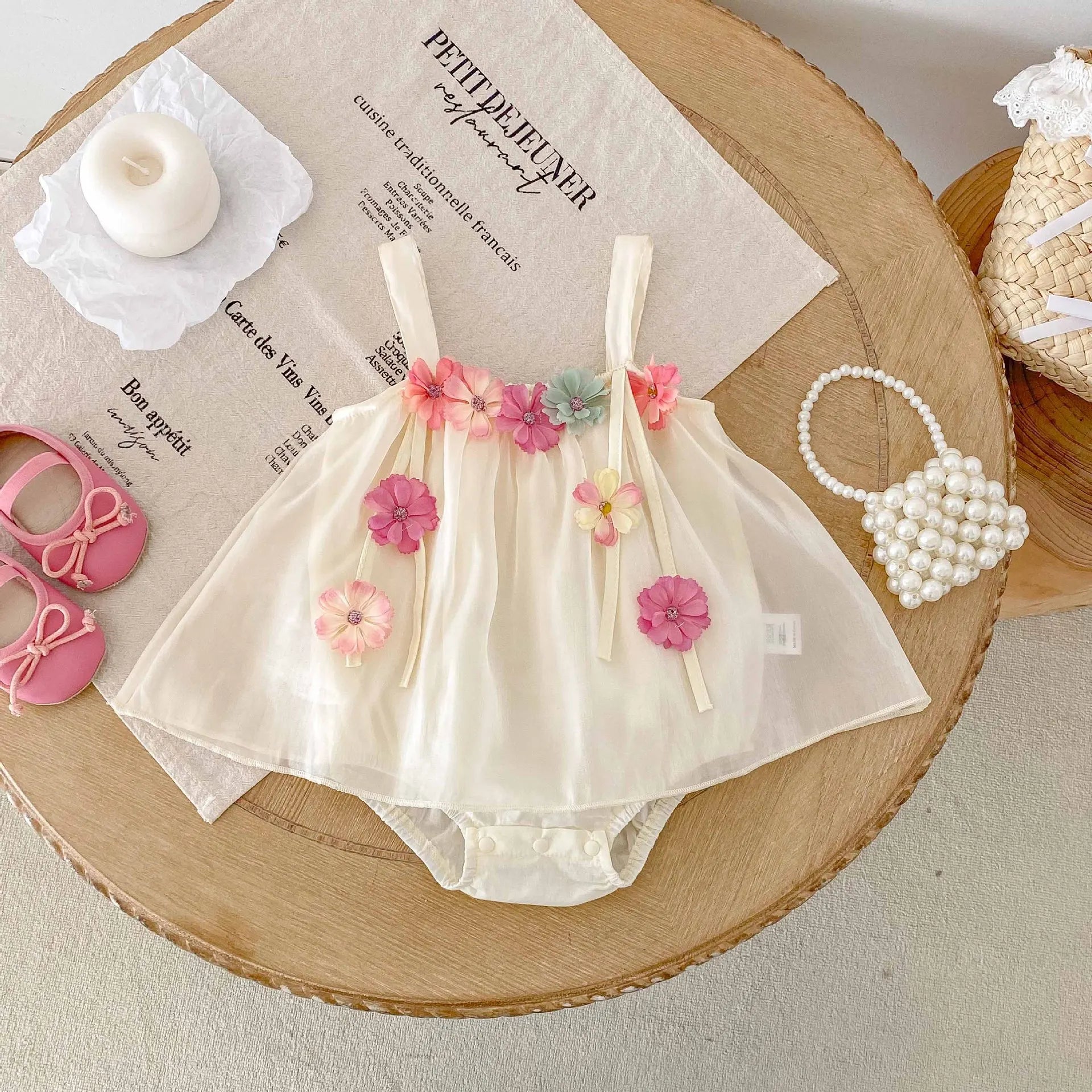 Enchanting 3D Flower Romper