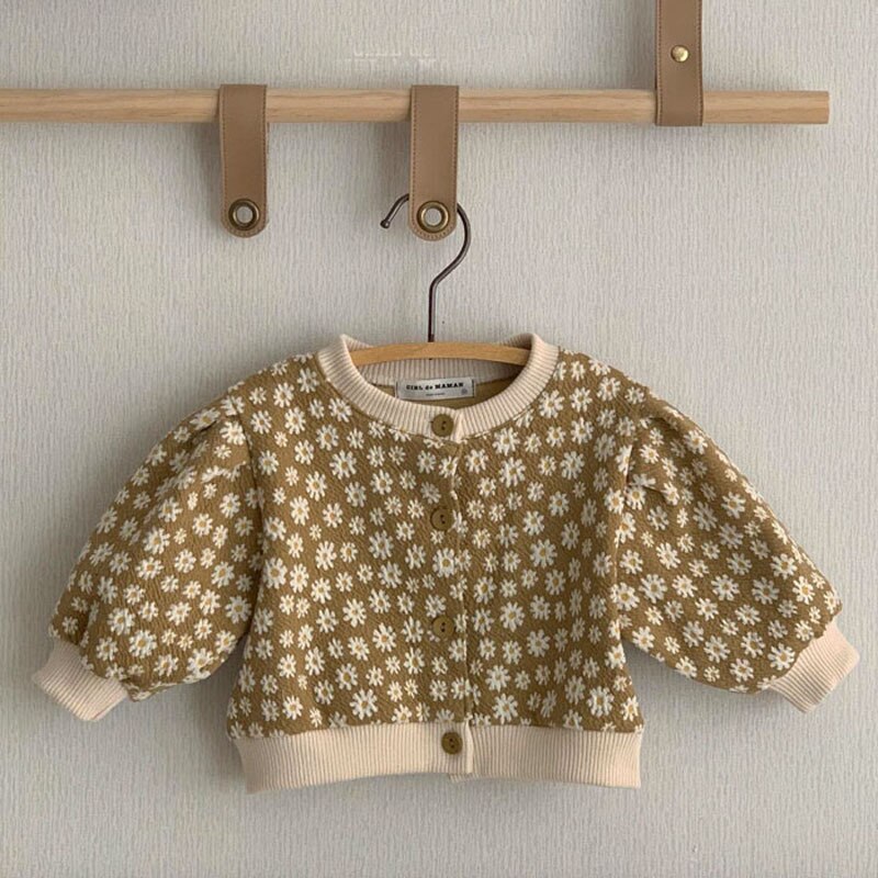 Daisy Pattern Cardigan