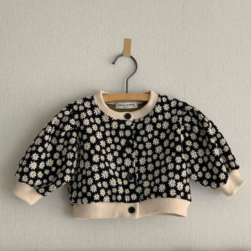 Daisy Pattern Cardigan