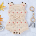 Knitted Pom Pom Romper