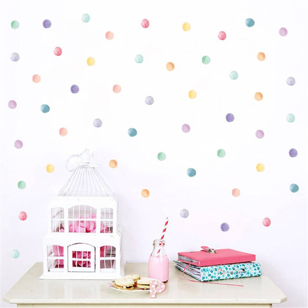 Multi-Colour Dots Wall Stickers