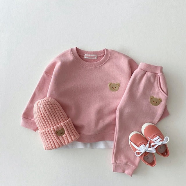 Embroidery Bear Tracksuit