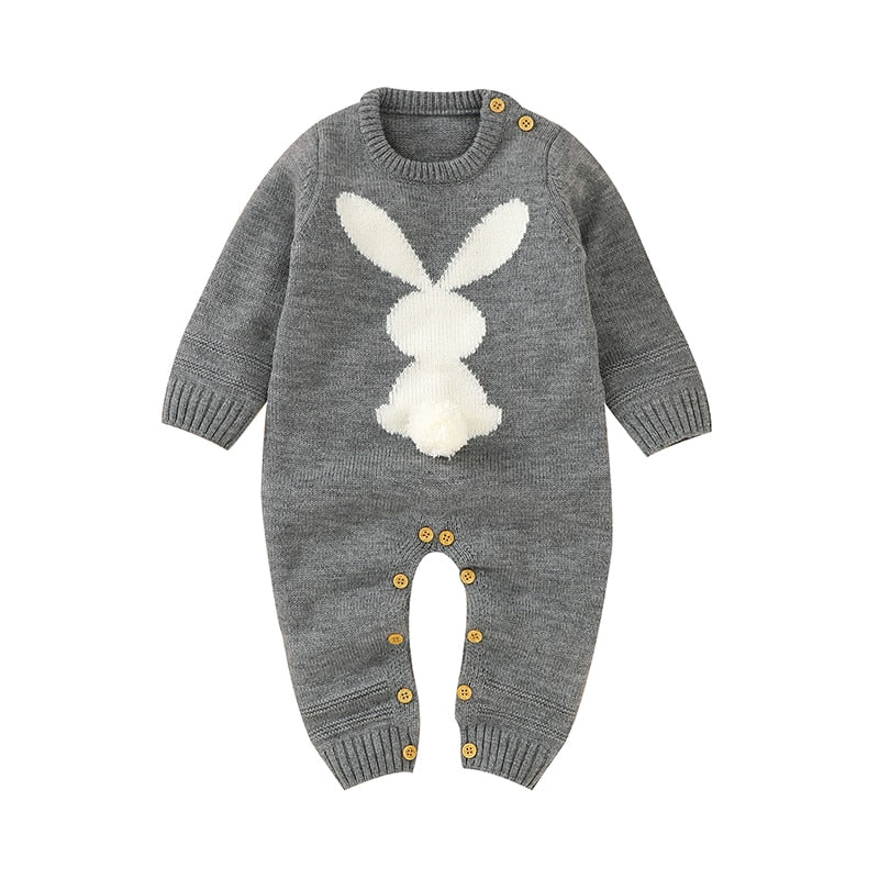 Knitted Bunny Romper