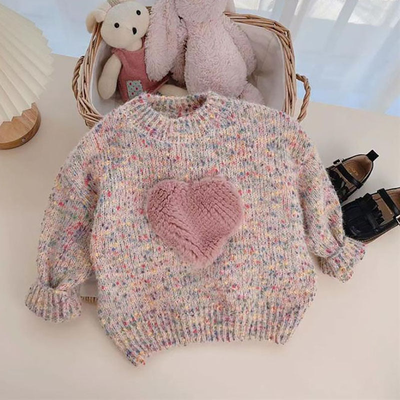 Knitted Love Heart Jumper