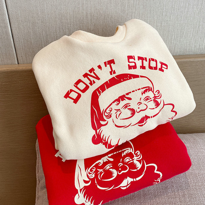 Don't Stop Believin' Santa Sweatshirt