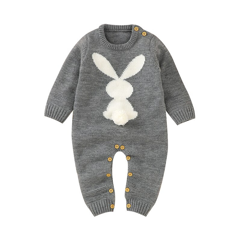Knitted Bunny Romper