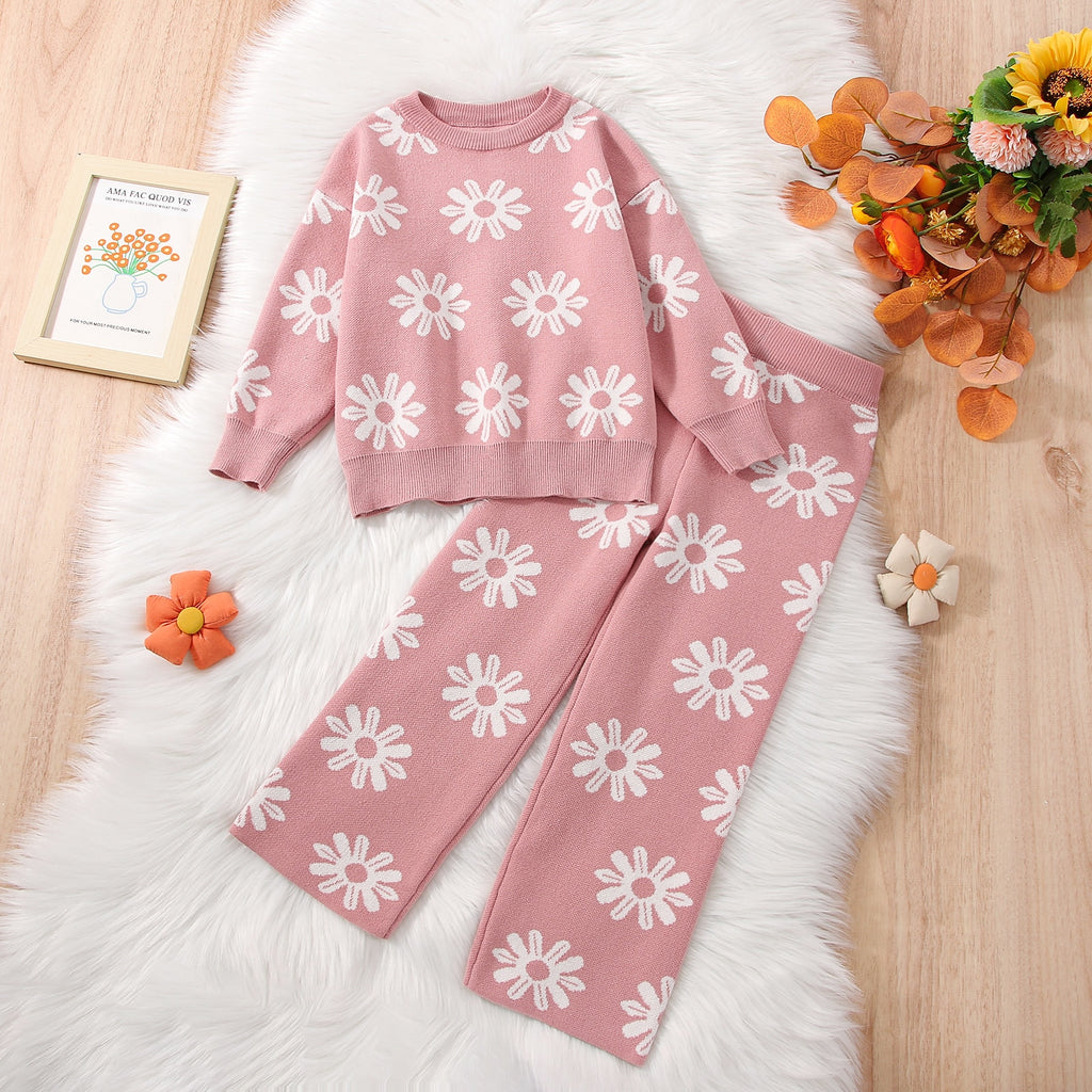 Knitted Co-ord Daisy Set