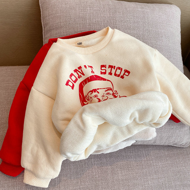 Don't Stop Believin' Santa Sweatshirt