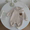 Fuzzy Bear Fleece Jumpsuit