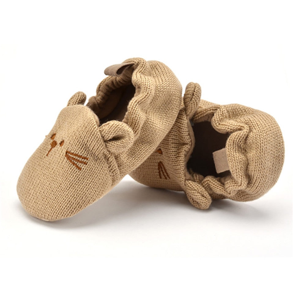 Animal Knit Slippers