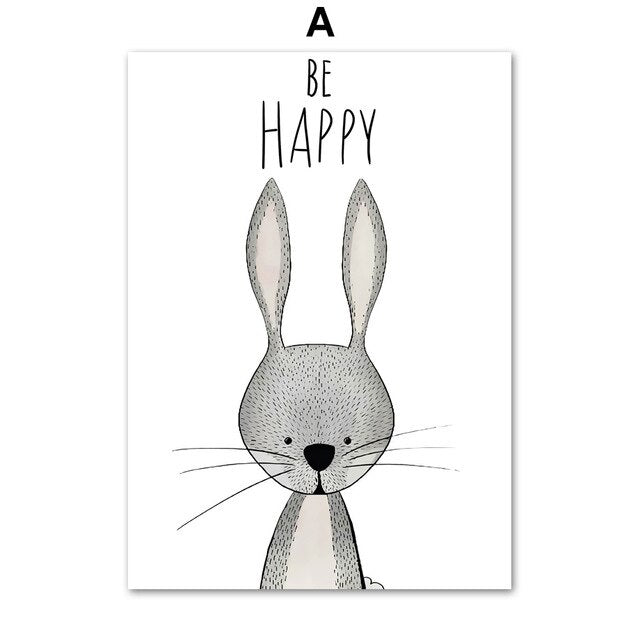 Woodland Creatures Quote Canvas