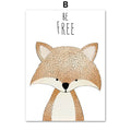 Woodland Creatures Quote Canvas