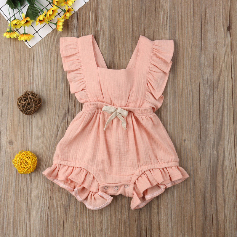 Ruffle Bow Romper