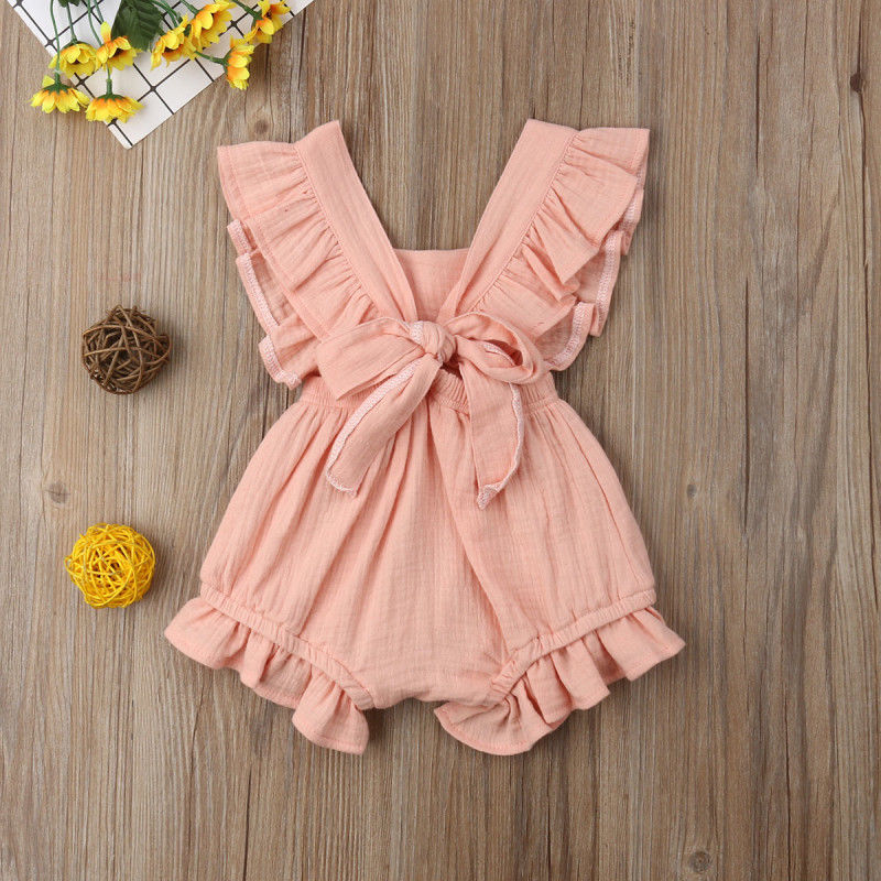 Ruffle Bow Romper