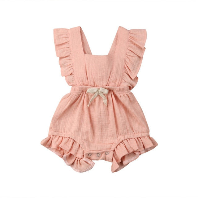 Ruffle Bow Romper