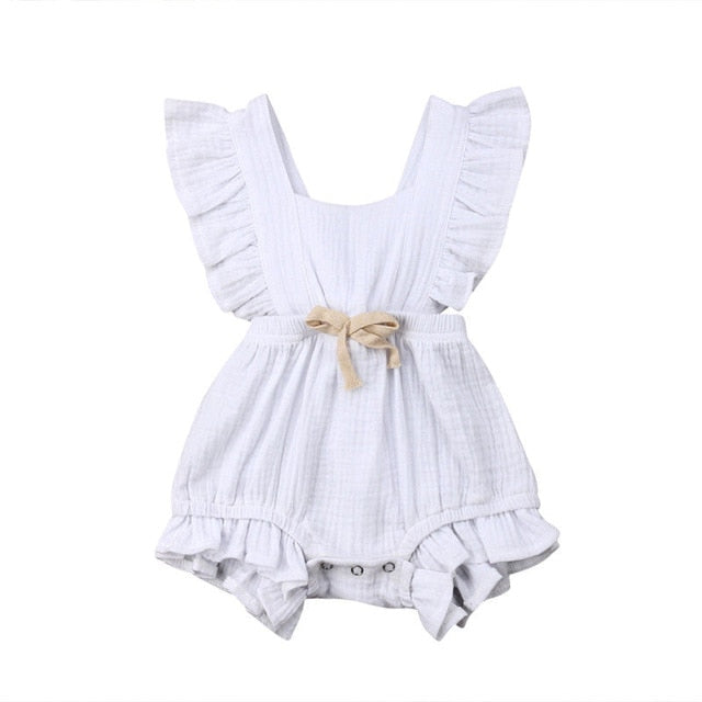 Ruffle Bow Romper