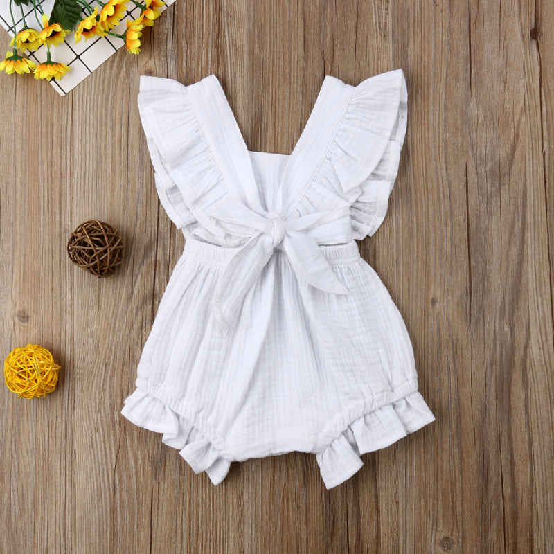 Ruffle Bow Romper