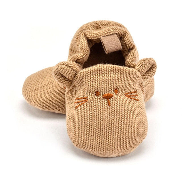 Animal Knit Slippers