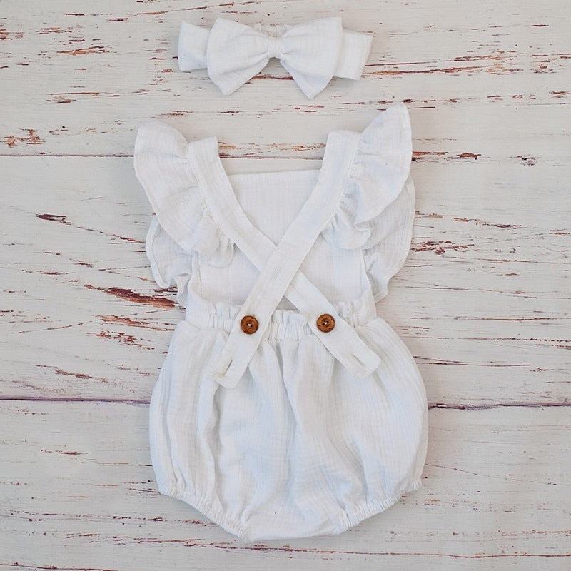 Ruffled Playsuit & Headband