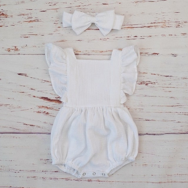 Ruffled Playsuit & Headband