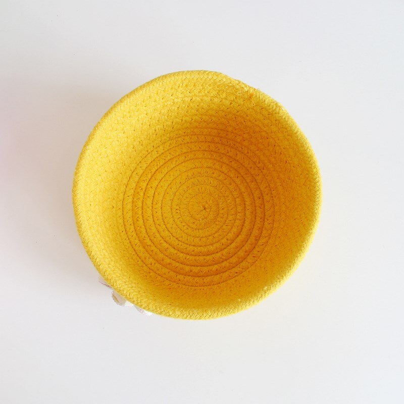 Daisy Cotton Rope Storage Basket