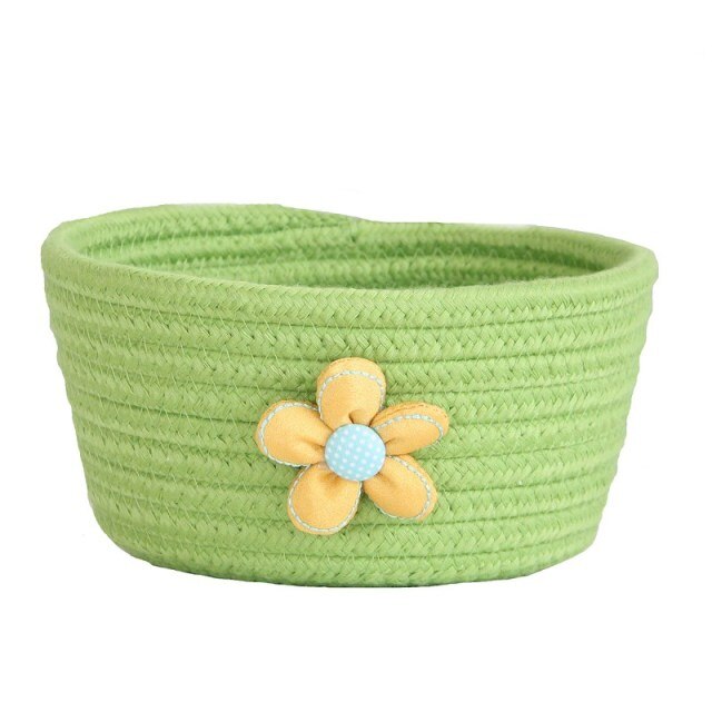 Daisy Cotton Rope Storage Basket