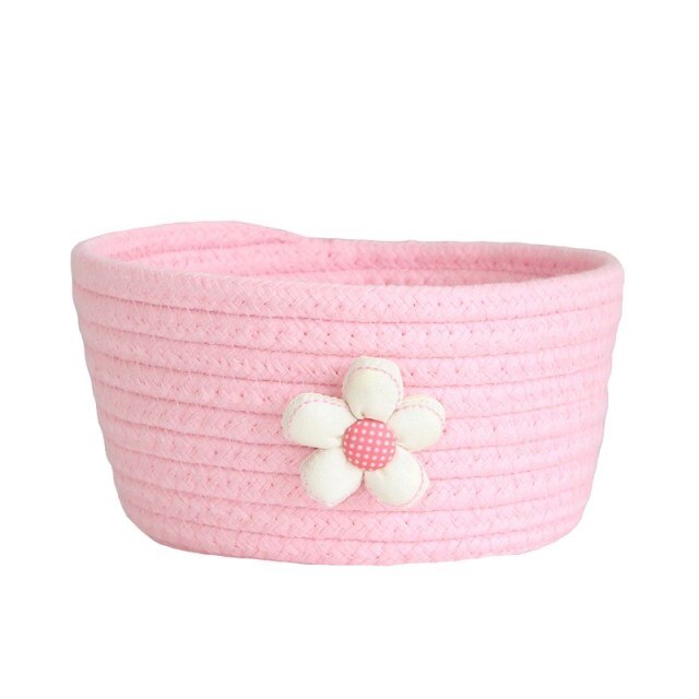 Daisy Cotton Rope Storage Basket
