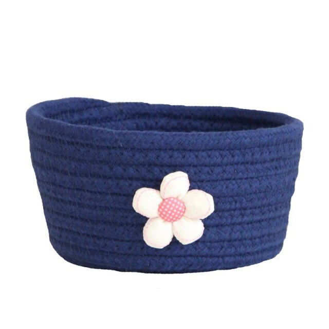 Daisy Cotton Rope Storage Basket