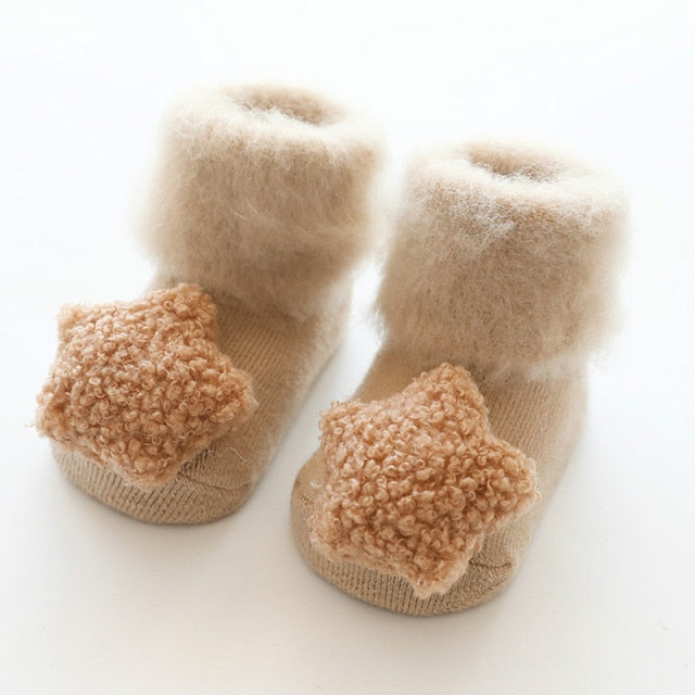 Heart/Star Fluffy Socks