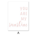 You are my Sunshine / Rainbow Canvas